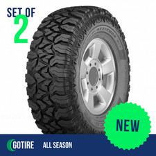 2 X New - 35x12.5r20 Goodyear Fierce Attitude Mt 121q