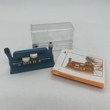Vintage Infila Automatic Needle Threader in Italy Sewing Blue & Instructions