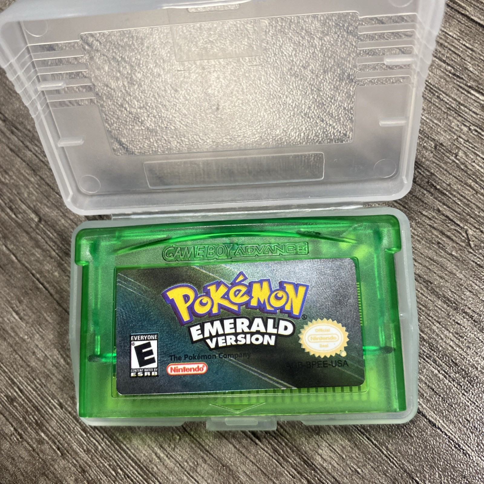 Pokemon Emerald Version Cartridge for Game Boy Advance (GBA) - Tested and Saves!