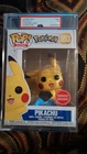 Funko Pop Pokémon Pikachu Diamond #553 Gamestop Exclusive PSA 7.5 Graded