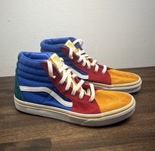 Vans Sk8-Hi Youth Suede Color Block High Top Shoes  Kids 7  Great Condition