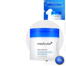 medicube Zero Pore Pad 2.0 Toner Pads 70 Pads 1 Pack 4.5 AHA 0.45 BHA