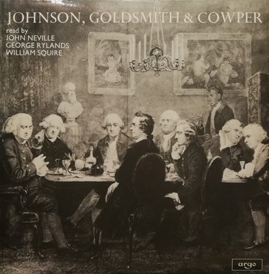Samuel Johnson - Johnson Goldsmith  Cowper - Used Vinyl Record - F7420z