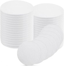 100 Sheets Microwave Kiln Paper 4.7 Round Ceramic Fiber for Glass Fusing DIY