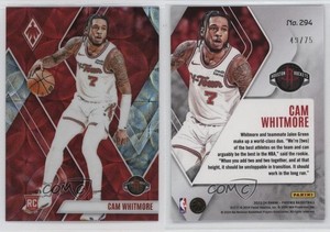2023-24 Panini Phoenix Rookies International Red /75 Cam Whitmore #294 Rookie RC