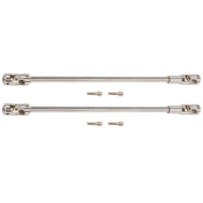 SCX10 Drive Shaft 2pcs 68-229mm Cut to Length Stainless Steel Driveshaft for ...