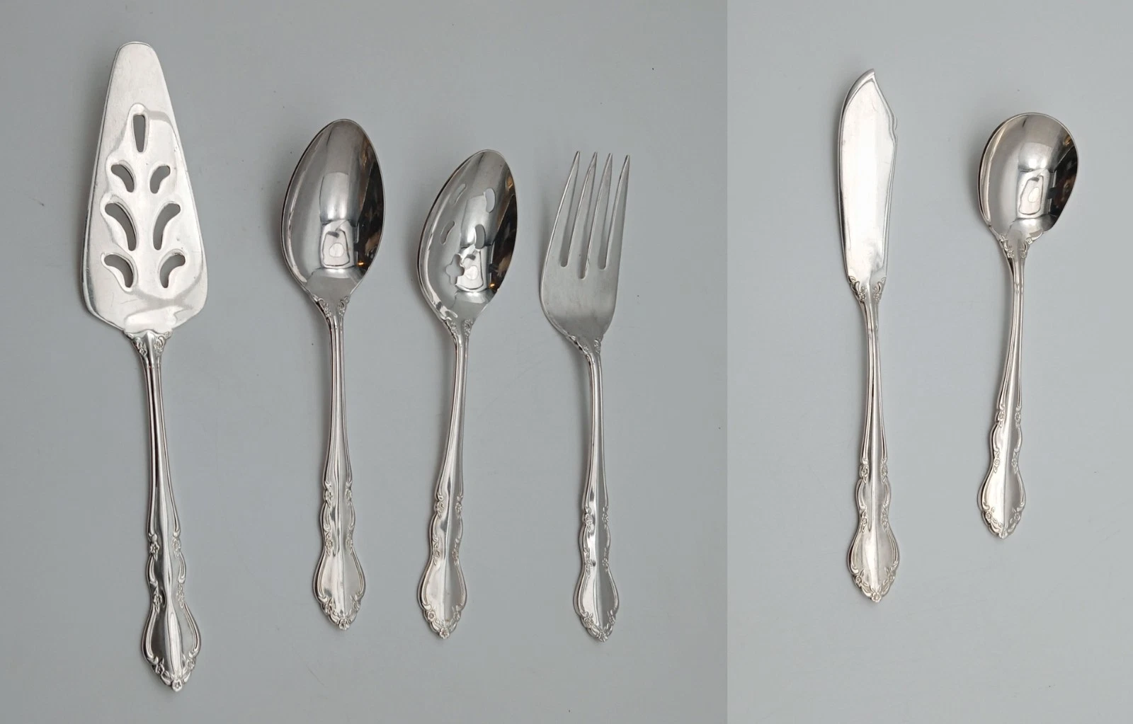 Towle BARONESS Silverplate Supreme Cutlery EP Korea Serving Piece Set