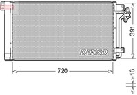 Denso Kondensator Klimaanlage DCN32020 FüR VW Transporter T5 Bus 7HB 7HJ 7EB 7EJ