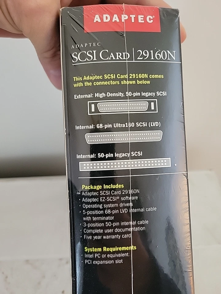 Adaptec SCSI Card 29160N Kit (1835000) *BRAND NEW*^ - Image 3 of 4