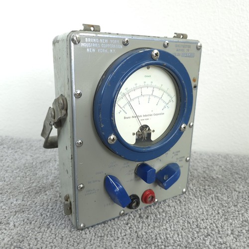 Bruno-New York Industries Multimeter Model 70 Tester Vintage AS-IS UNGETESTET