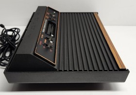 Atari 2600 CX-2600A Woodgrain 4 Switch Video Game Console ONLY - Tested Working