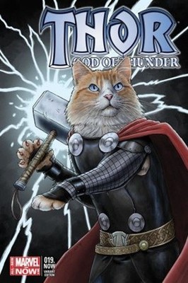 Marvel Thor God of Thunder #19 Jenny Parks Animal Cat Variant M/NM