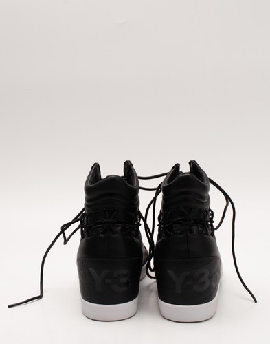 PVP €380 Y-3 YOHJI YAMAMOTO x ADIDAS Zapatillas de Cuña de Cuero US6.5 UK5 EU38 - Imagen 5 de 9