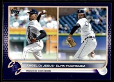 2022 Topps Update Purple Meijer Angel De Jesus/Elvin Rodriguez Detroit Tigers
