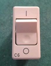 GEWISS GW 20434 INTERRUTORE  MAGNETOTERMICO BIPOLARE 1P+N 6A SYSTEM BIANCA