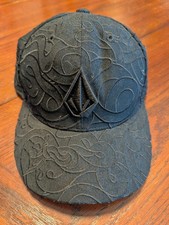 Volcom Hat Cap Fitted 7 1/2 Black embroidered...