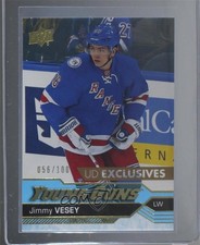 2016-17 Upper Deck Young Guns Exclusives 56/100 Jimmy Vesey #218 2js