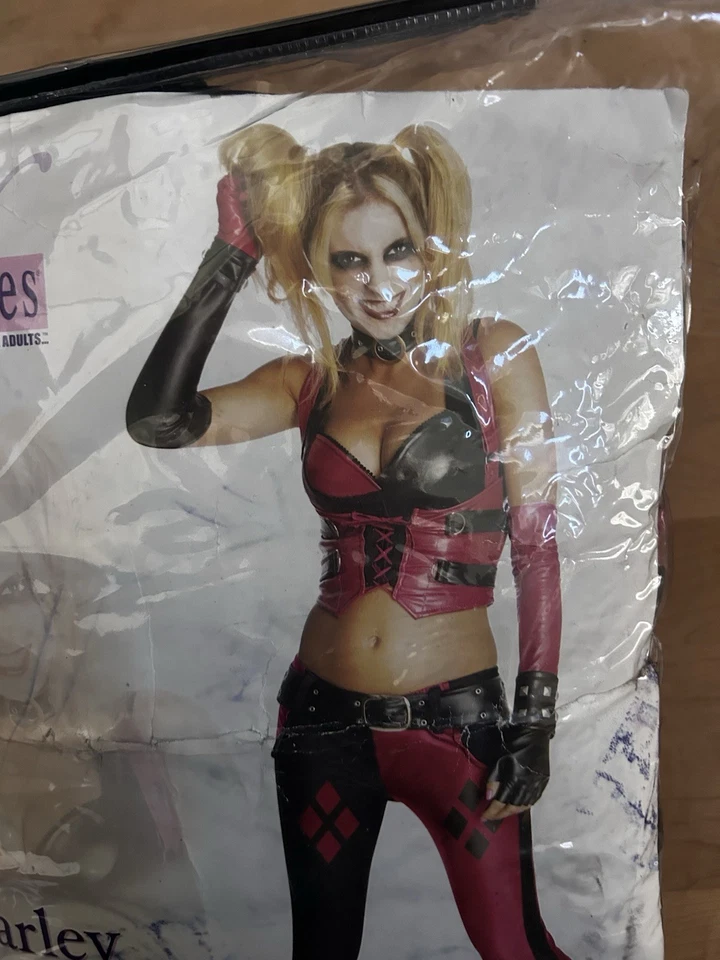 Secret Wishes Batman Arkham City Adult Harley Quinn Costume Sz Large 10-14 - Image 2 of 4
