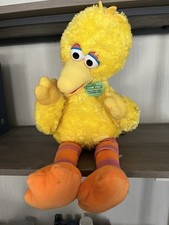 SESAME STREET Build-A-Bear Workshop Big Bird 2006 with collectors necklace