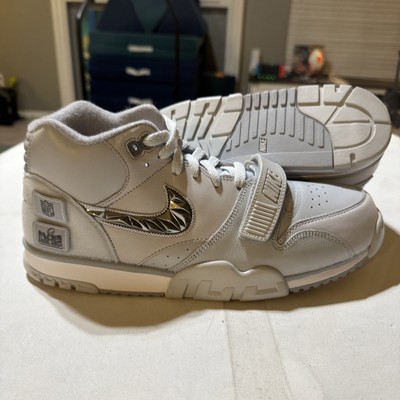 Air Trainer 1 Super Bowl LVIII Size 11 Pure Platinum Metallic Silver FJ6195 002