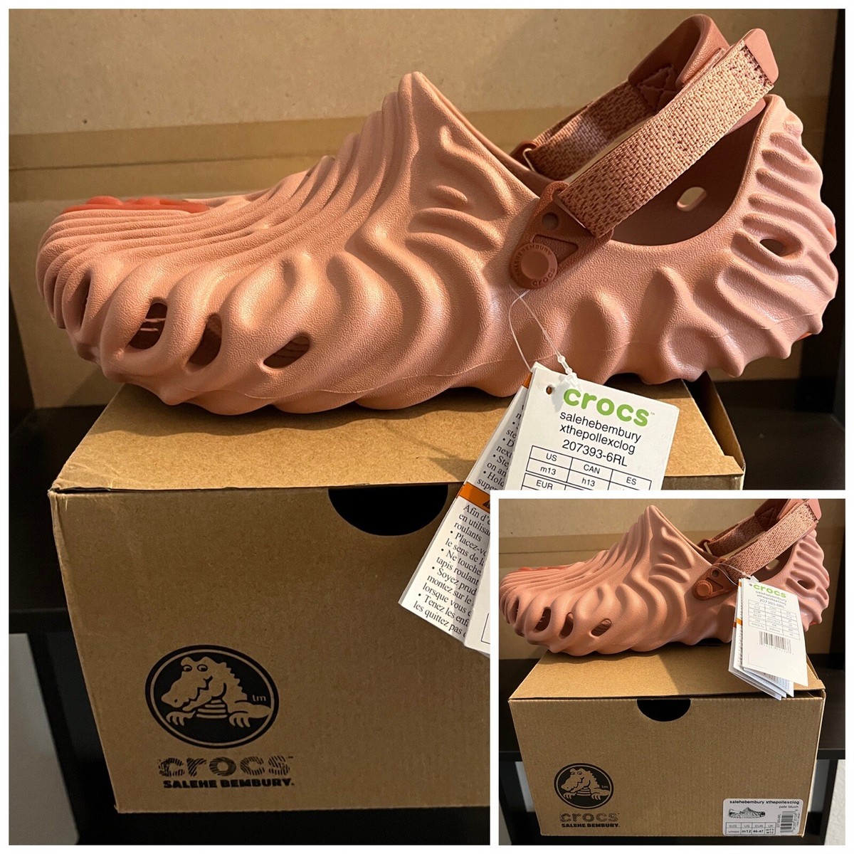 Salehe Bembury × Crocs PollexClog Kuwata Crocs Pollex Clog by Salehe Bembury Kuwata Size 10 M 207393