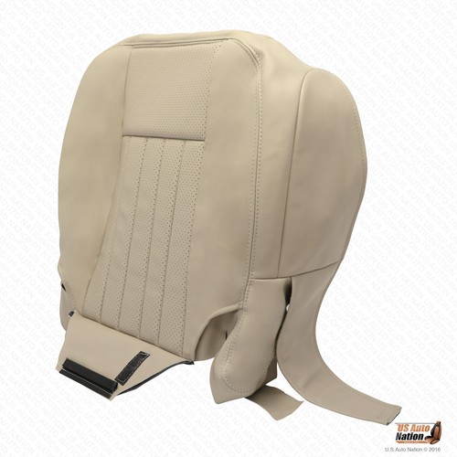 2003 2004 Lincoln Navigator Driver Bottom Perforated Leather Seat Cover Tan - Picture 5 of 8