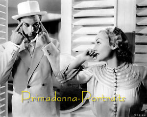 CAROLE-LOMBARD-8x10-Lab-Photo-1930s-SEXY-Movie-Still-High-Fashion-Glamour-Shot