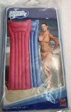 Bestway Splash & Play 72"x 27" Pool Air Mattress Float Blue New!