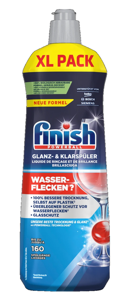 Finish Calgonit Glanz- & KlarspüLer GlanzspüLer GläSer Geschirr, Regular, 800 Ml-image