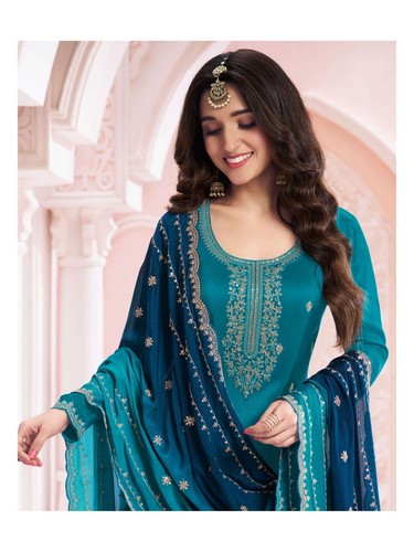 Indiano Anarkali Abbigliamento Formale Bollywood Salwar Kameez Pakistano Vestito eBay