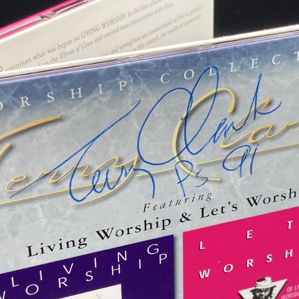 Terry Clark: Worship Collection *SIGNED COVER* (Two CD Set, 2003) - Complete VG+ Foto 2 de 4