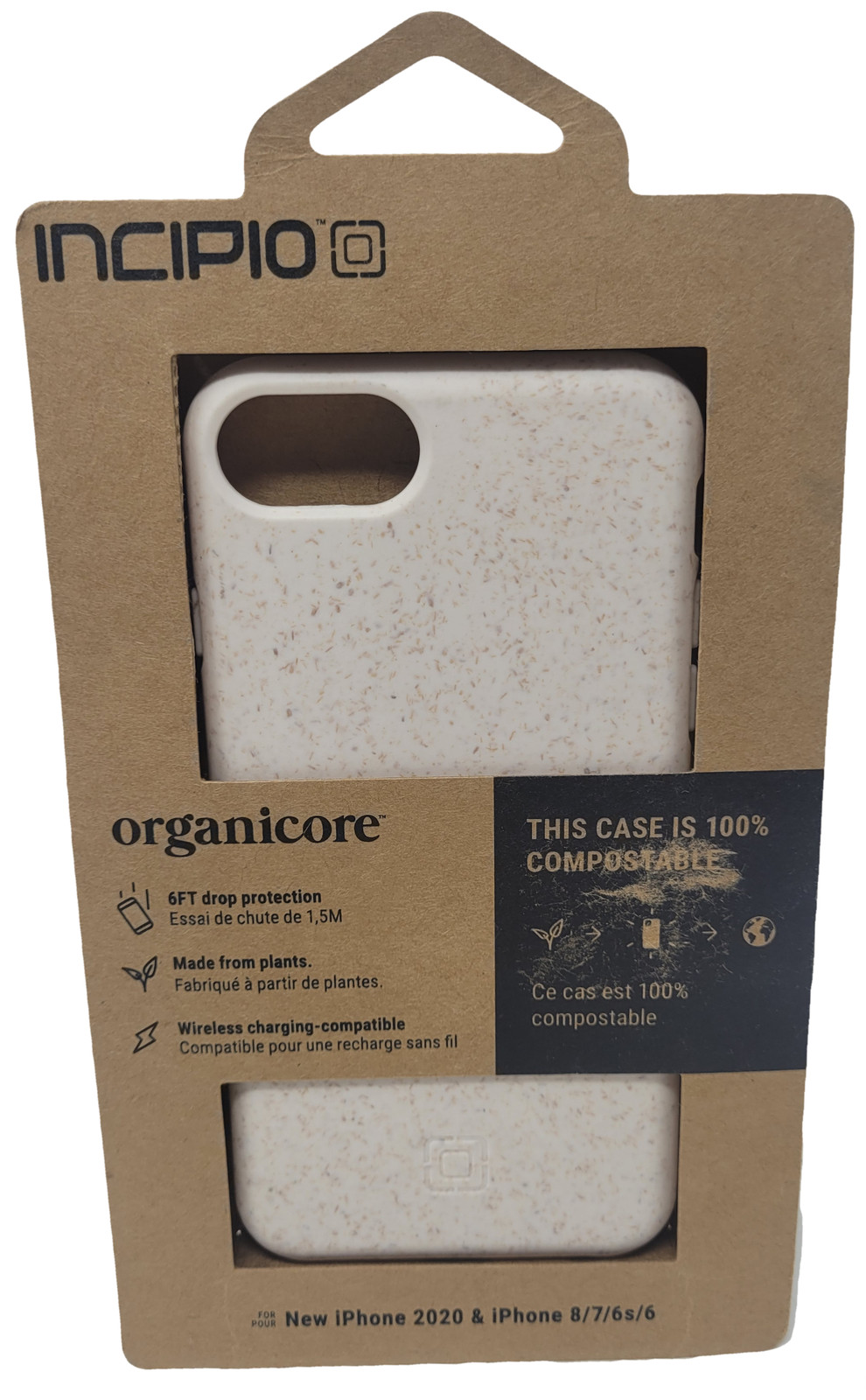 Incipio Organicore Case for iPhone SE 2020/2022, iPhone 6/6s, 7, 8 White Cover