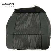 Fits 2007-2012 Jeep Wrangler Jk Driver Bottom Seat Cover-black Wgray
