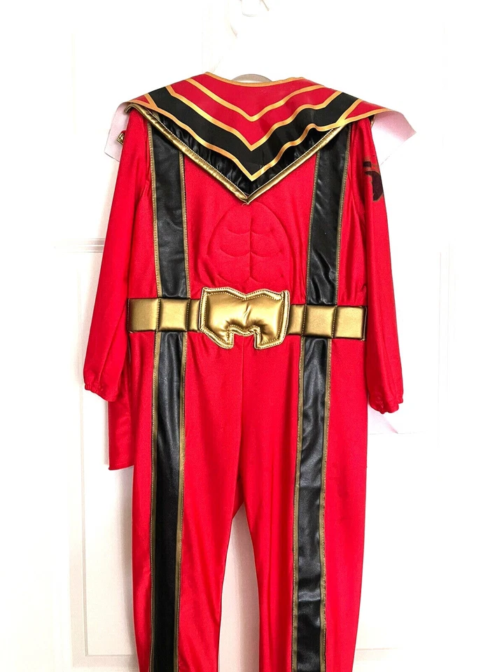Halloween Power Rangers Mono Rojo Niño Disfraz Rojo Ranger Talla XS 4 Foto 2 de 4