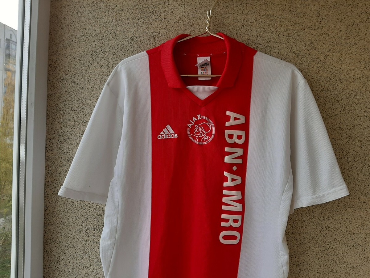 Ajax Home football shirt 2001/2002 Jersey XL Adidas Soccer