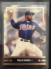 1991 Leaf Gold Rookies Willie Banks #BC5 Minnesota Twins MLB Baseball