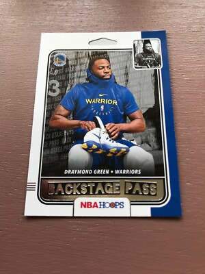 2019 20 Panini Hoops Basketball Draymond Green Backstage Pass Ebay