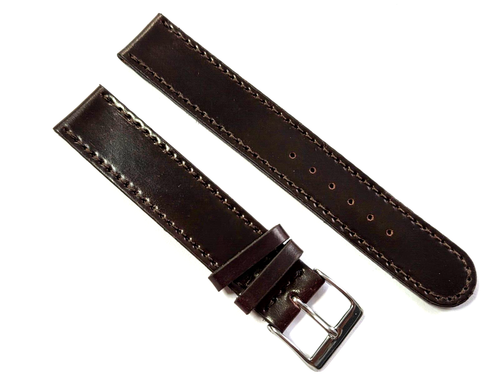 Uhrenarmband 16mm XXS Cordovan Shell Horween Uhrband 2.WAHL braun Galopper / 43 - Picture 7 of 9