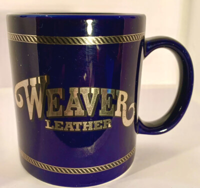 Weaver Handcrafted Leather Company Advertising Coffee Cup Mug