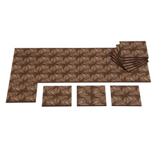 Dolls House Parquet Floor Miniature 1:12 Flooring Dollhouse Accessories 16PCS