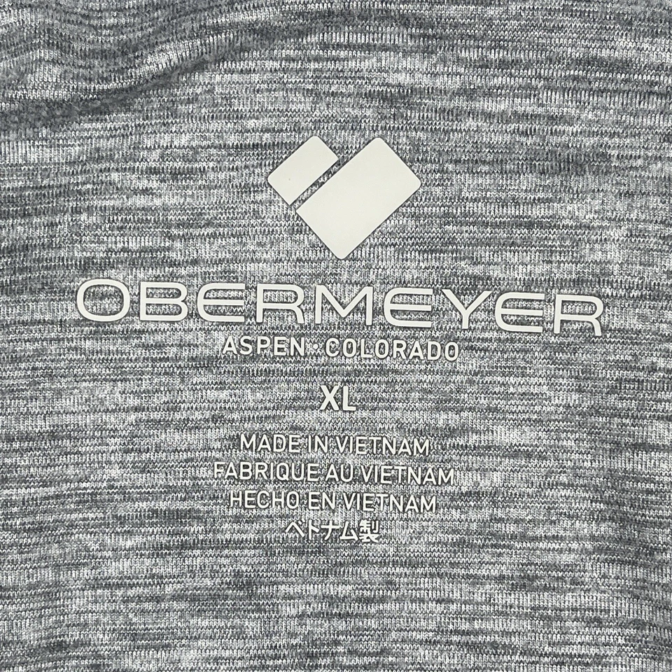 Camisa Obermeyer Niños XL 1/4 Cremallera Pullover Aire Libre Senderismo Atletismo Escuela Juventud Foto 3 de 4
