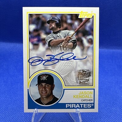 2023 Topps Archives Jason Kendall Fan Favorites Autograph Auto #83FF-JK Pirates