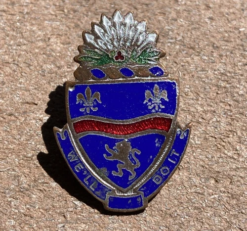WW2 US Army Military 148th Infantry Regiment Distinctive Insignia Pin