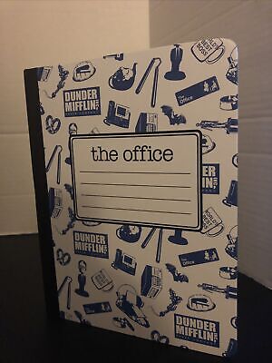 The Office Composition Notebook Dunder Mifflin 9.75" x 7.5” Journal from NBC 