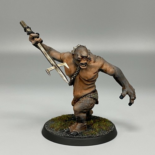 Cueva Troll Señor de los Anillos el Hobbit Games Workshop Metal Pintado &amp; Basado eBay