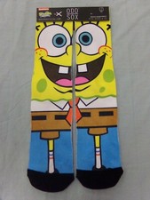 ODD SOX NICKELODEON SPONGEBOB SQUAREPANTS MENS SOCKS SIZE 6-13 NEW