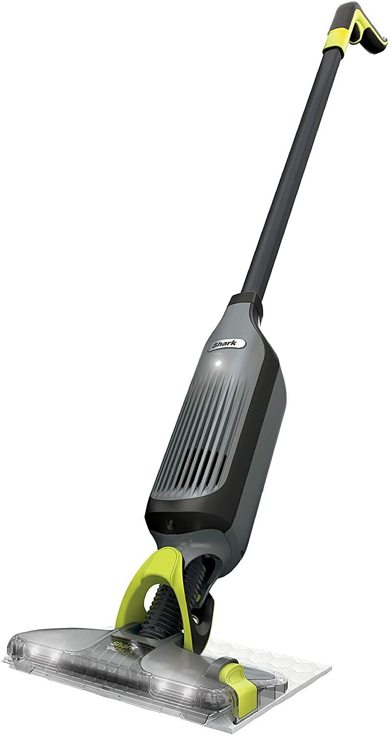 Shark VM252 VACMOP Pro Cordless Hard Floor Vacuum Mop with Disposable Pad-GRAY