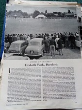 El42 Ephemera 1966 cricket article Hesketh Park Dartford ground 