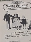 Ideal Petite Princess Heirloom Table Set Doll House Furniture Broken CH#31 — photo 9