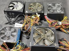 LOT of 5 Power Supplies - Non-Working, For Parts, No Cords